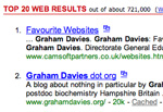 Graham Davies 2nd Yahoo hit!